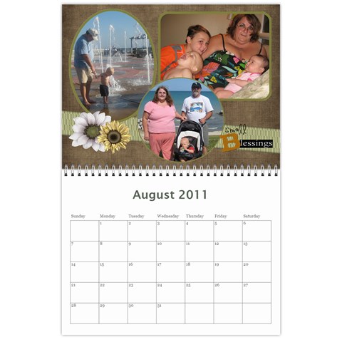 Linda Rick Calendar By Amanda Aug 2011