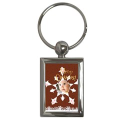 snow xmas - Key Chain (Rectangle)