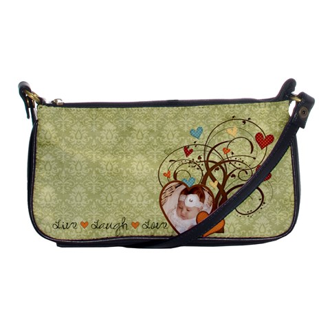 Live, Laugh, Love  Shoulder Clutch By Sheena Front