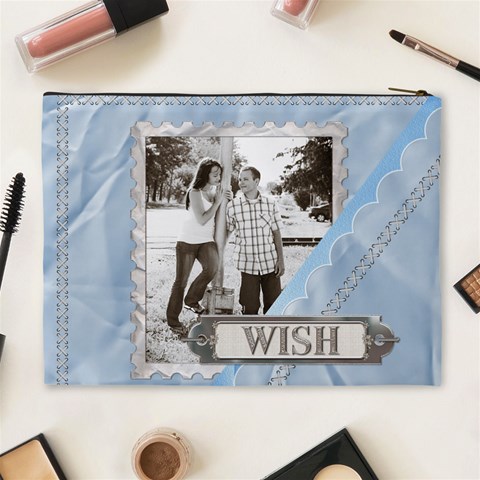 Dream & Wish Xl Cosmetic Bag By Lil Back