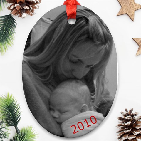 Missy And Ben Ornament By Lisa Front