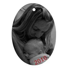 Missy and Ben ornament - Ornament (Oval)