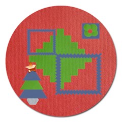 Christmas magnet - 5   - Magnet 5  (Round)