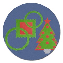 Christmas tree  magnet - 5   - Magnet 5  (Round)