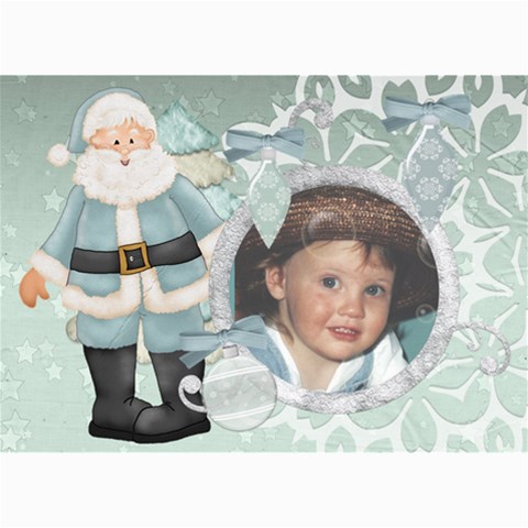 Christmas 7x5 Santa2 By Lillyskite 7 x5  Photo Card - 1