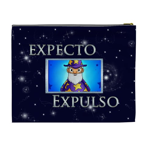 Expelliarmus Wizard Words Cosmetic Case By Catvinnat Back