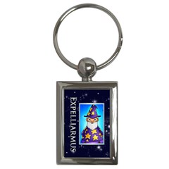 Expelliarmus wizard words halloween keyring - Key Chain (Rectangle)