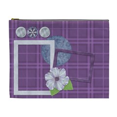 Lavender Rain Cosmetic Bag XL 104 - Cosmetic Bag (XL)