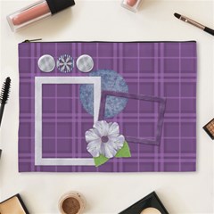 Lavender Rain Cosmetic Bag XL 104 (7 styles) - Cosmetic Bag (XL)