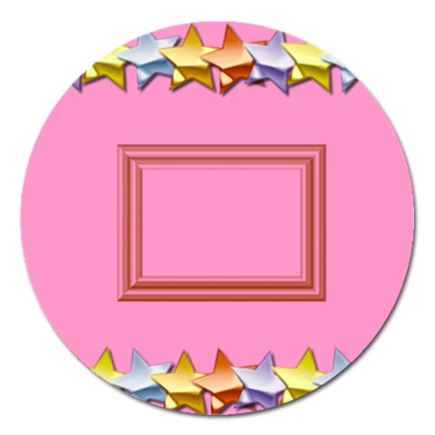 Pink Birthday Magnet Front
