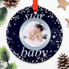 Star Baby Round ornament - Ornament (Round)