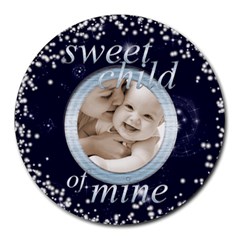 sweet child of mine mousemat - Round Mousepad