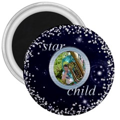 Star Child 3 Inch Fridge Magnet