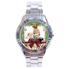 xmas - Stainless Steel Analogue Watch