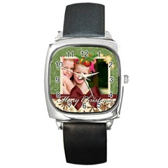 xmas - Square Metal Watch