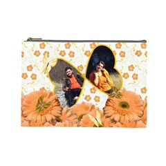 flowes cosmetic bag 1 - Cosmetic Bag (Large)