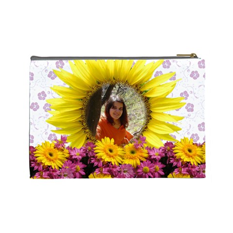 Flowes Cosmetic Bag 1 By Galya Back