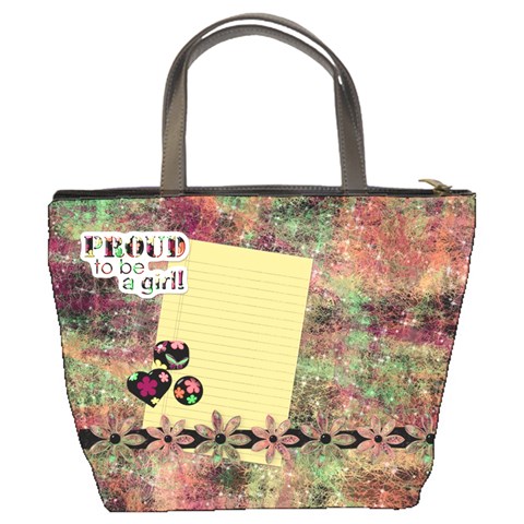 Girl Power Bucket Bag 101 By Lisa Minor Back