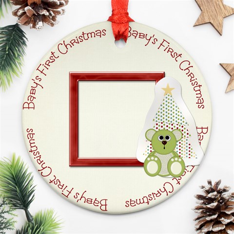 Baby s First Christmas Ornament By Lisa Minor Front