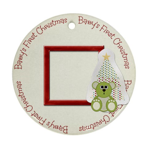 Baby s First Christmas Ornament By Lisa Minor Front