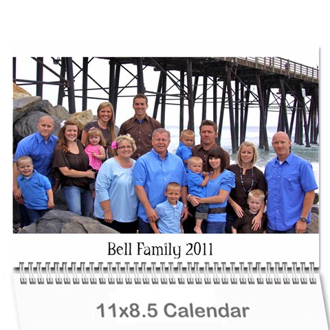 Bell Family Calendar 2011 By Emily Cover