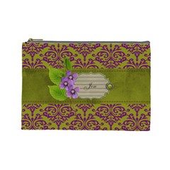cosmetic Case- Purple Love- LARGE - Cosmetic Bag (Large) cosmetic Case- Purple Love- LARGE - Cosmetic Bag (Large)