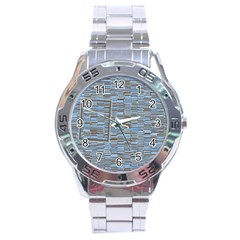 Blue watch - Stainless Steel Analogue Watch