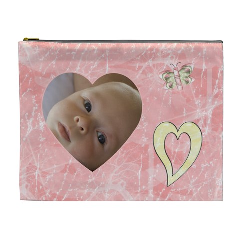 Gentle Times Xl Cosmetic Case By Joan T Front