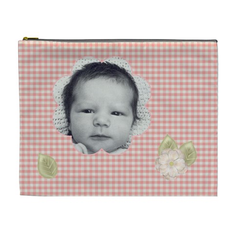 Gentle Times Xl Cosmetic Case By Joan T Front