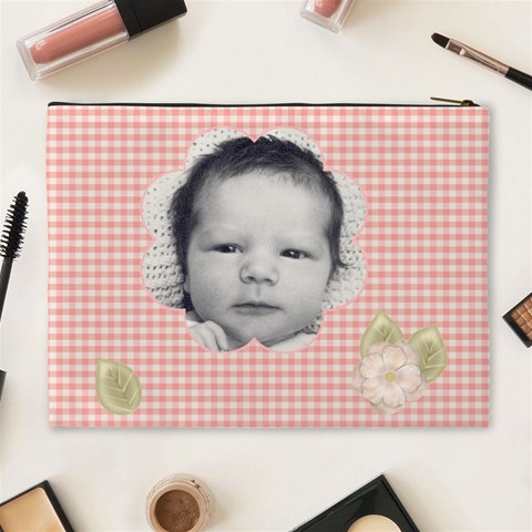 Gentle Times Xl Cosmetic Case By Joan T Back