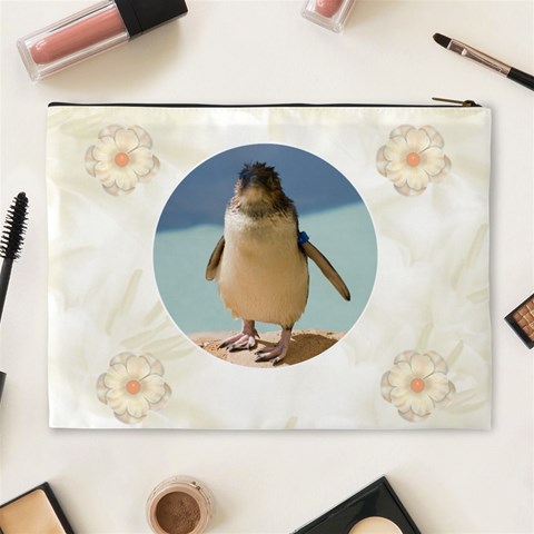 Gentle Times Xl Cosmetic Case By Joan T Back