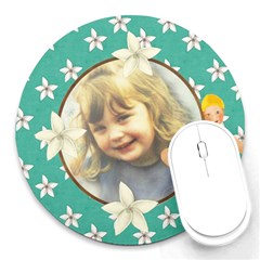 beach Mousepad - Round Mousepad