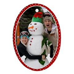 Daomi Snowman Ornament - Ornament (Oval)