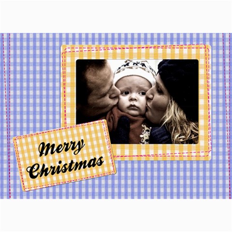 Christmas Cards 7 x5  Photo Card - 8