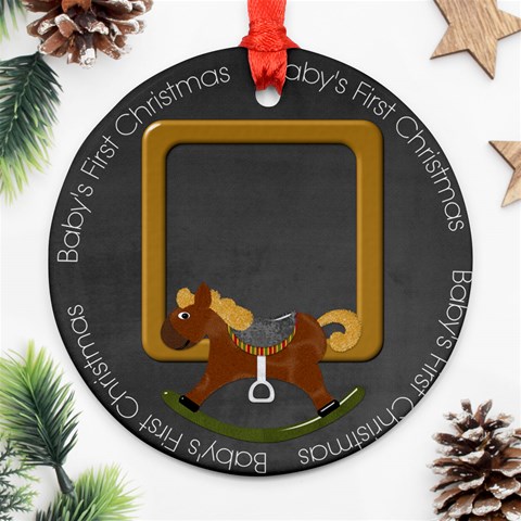 My Christmas Pony Ornament By Lisa Minor Front