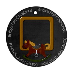 My Christmas Pony Ornament - Ornament (Round)