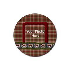 My Christmas Pony Coaster - Rubber Round Coaster (4 pack)