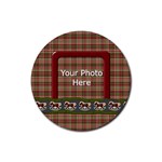 My Christmas Pony Coaster - Rubber Round Coaster (4 pack)