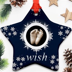 wISH SNOWFLAKE STAR ORNAMENT - Ornament (Star)