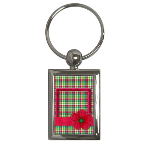 Merry And Bright Key Chain By Lisa Minor Front
