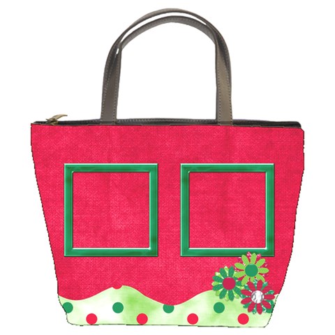 Merry And Bright Bucket Bag By Lisa Minor Front