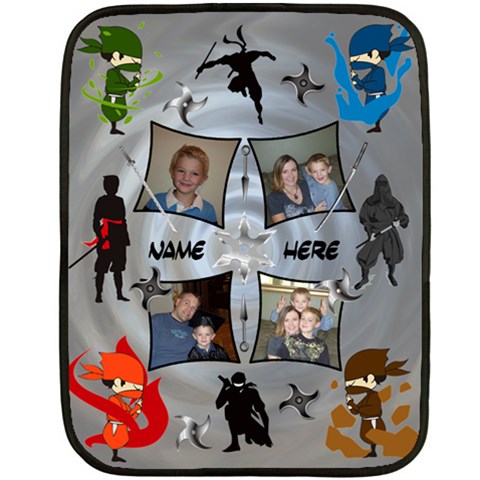 Ninja Mini Blanket By Lmw 35 x27  Blanket