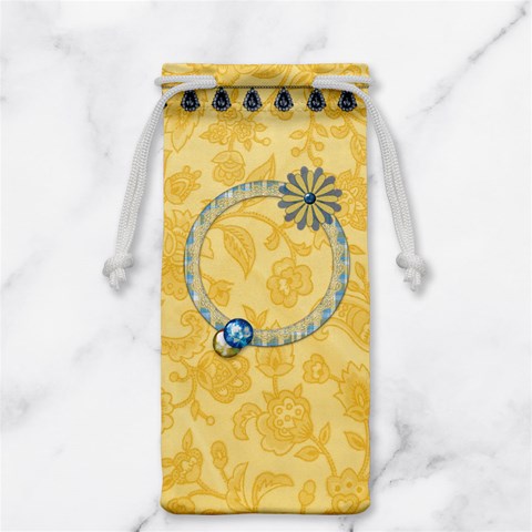 Ella In Blue Jewelry Bag By Lisa Minor Front