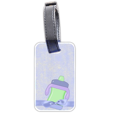 Foodie Boy Luggage Tag By Lisa Minor Back