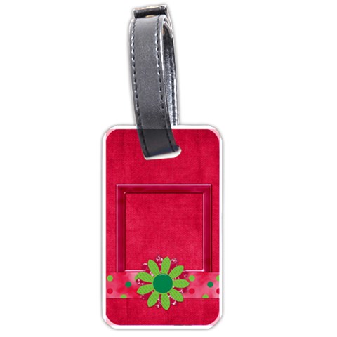Merry And Bright Luggage Tag 1 By Lisa Minor Front