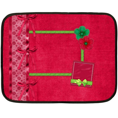 Merry And Bright Small Blanket By Lisa Minor 35 x27  Blanket