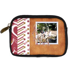 I Heart Camera Bag - Digital Camera Leather Case