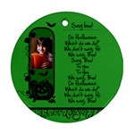 Say boo! - ORNAMENT - Round Ornament (Two Sides)