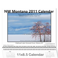 NW Montana 2011 Calendar (Gallery Praise Version) - Wall Calendar 11  x 8.5  (12-Months)