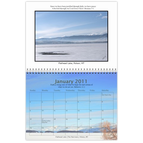 Nw Montana 2011 Calendar (gallery Praise Version) By Wendi Giles Jan 2011